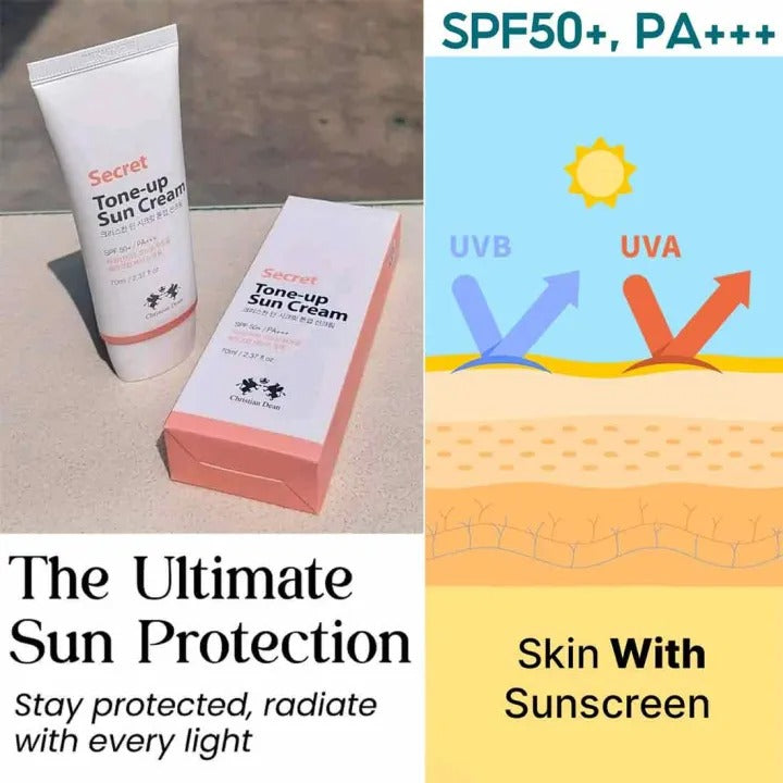 Christian Dean Secret Tone-up Sun Cream SPF50+/PA++ 70ml