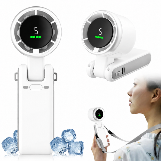 Portable Handheld Fan White