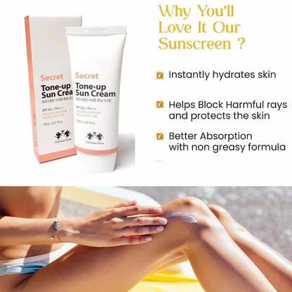 Christian Dean Secret Tone-up Sun Cream SPF50+/PA++ 70ml